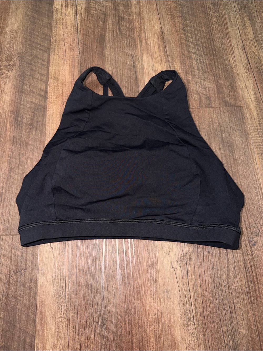 Lululemon Free To Be High Neck Serene sports Bra black size 6
